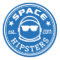 Large 3" Space Hipsters Logo Sticker