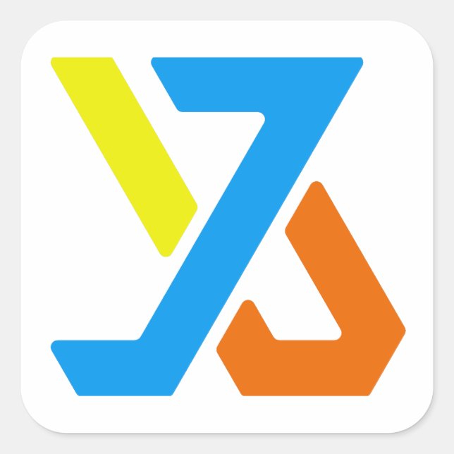 Large 3" square sticker (Front)