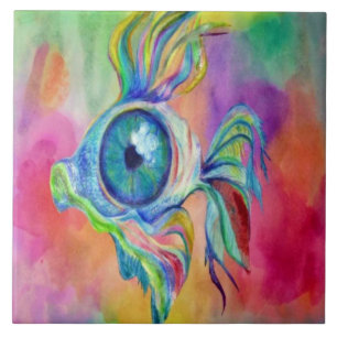 Large (6" X 6") Ceramic Photo Tile Tile