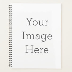 Large (8.5" x 11"), Hard Cover, White Spiral Planner