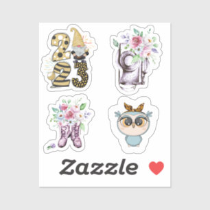 Large 8" x 8" Custom-Cut Vinyl Stickers