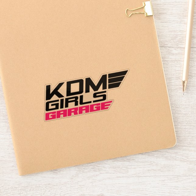 Large 8" x 8" Custom-Cut Vinyl Stickers (Notebook)