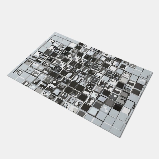 Large Abstract Welcome Mats (Angled)