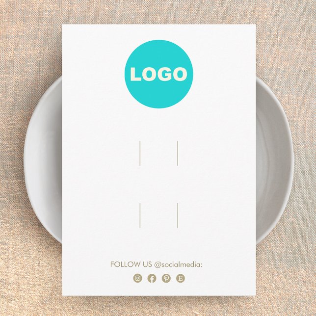 Large Add Logo Two Hair Clip Accessory  Display Enclosure Card (Creator Uploaded)