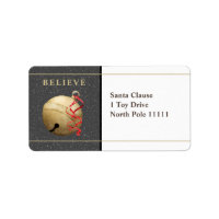 Large Address Label, JINGLE BELL Christmas