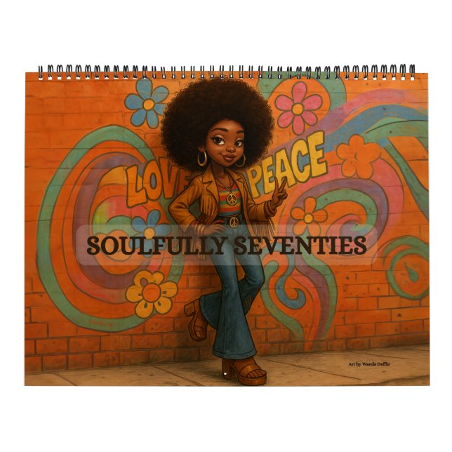 Large African American/Black Woman 2026 Calendar  (Cover)