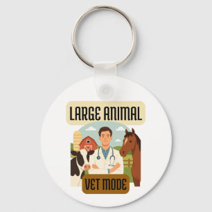 Large Animal Veterinarian – Farm Vet Mode Design Key Ring