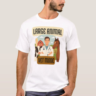Large Animal Veterinarian – Farm Vet Mode Design T-Shirt