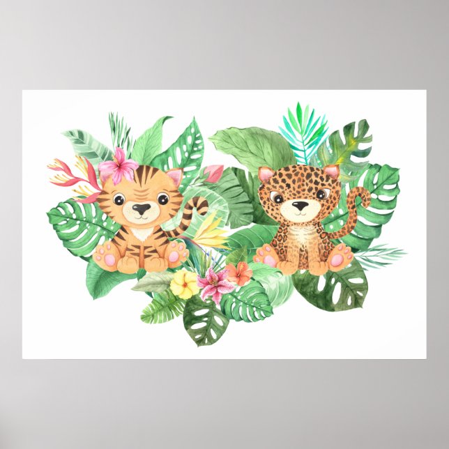 Large Baby Wild Cats Poster (Front)