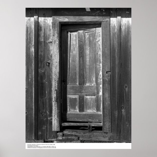 Large Barn Door, UC Santa Cruz, March 1962 Poster (Front)