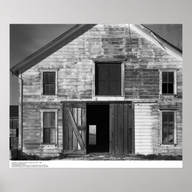 Large Barn, UC Santa Cruz, March 1962 Poster (Front)
