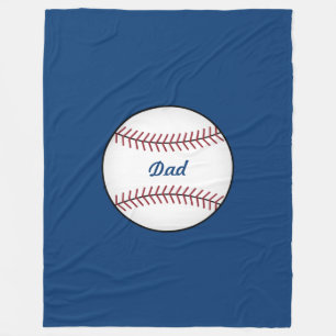 Large Baseball Throw Blanket
