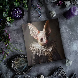 Large Bat in Baroque Clothing Tote Bag