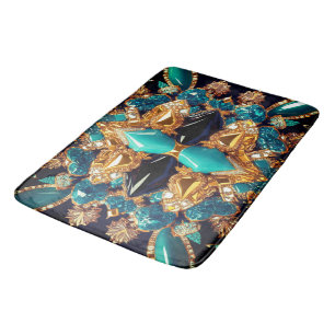 Large bath mat with Bahamas Colours
