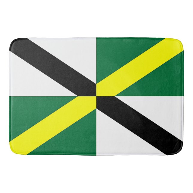 Large bath mat with flag of Monterey (Front)