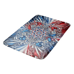 Large bath mat with France Colours
