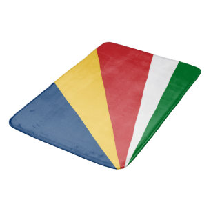 Large bath mat with Seychelles Colours