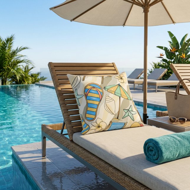 Large Beach  Cushion (Creator Uploaded)