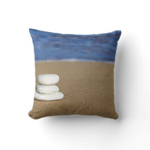 Large Beach Themed Throw Pillow