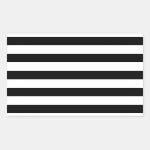 large black stripes rectangular sticker