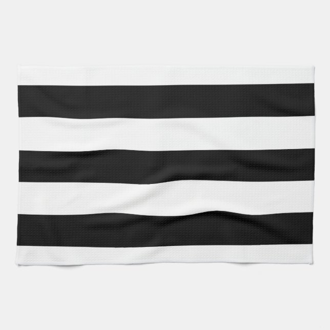 large black stripes tea towel (Horizontal)