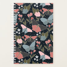 Large blue butterfly planner