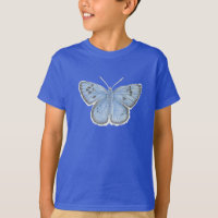 Large Blue Butterfly T-Shirts