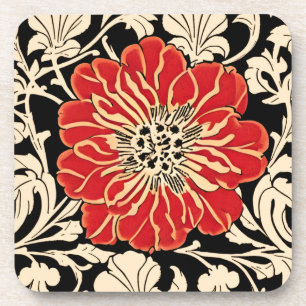 Large Blue Camellia Blossom Coaster