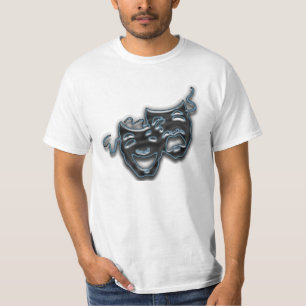 Large Blue Neon Masks T-shirts