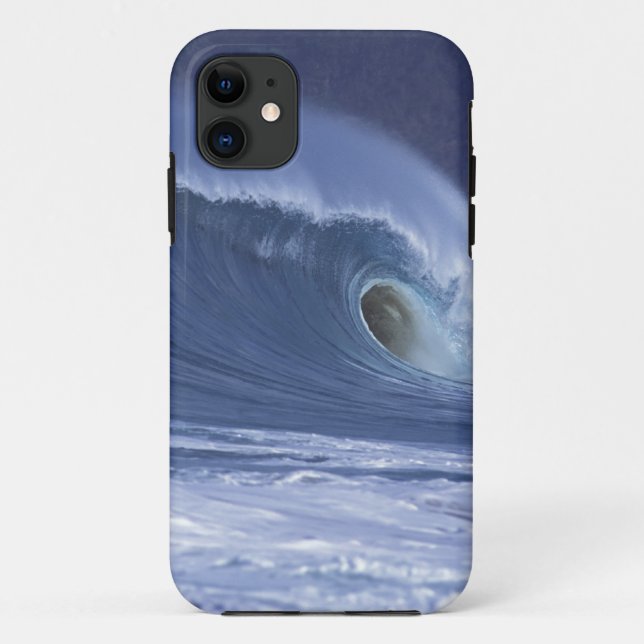 Large blue surf wave Sumba Case-Mate iPhone Case (Back)