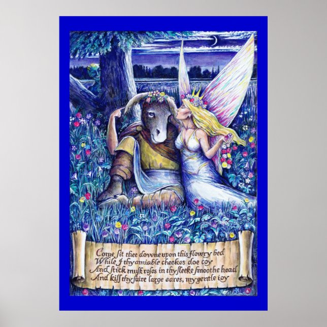 Large Bottom and Titania Poster (Front)