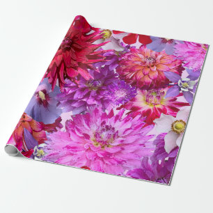 Large, Bright Flower design on Wrapping Paper