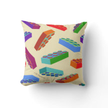 Large building block toys pillow