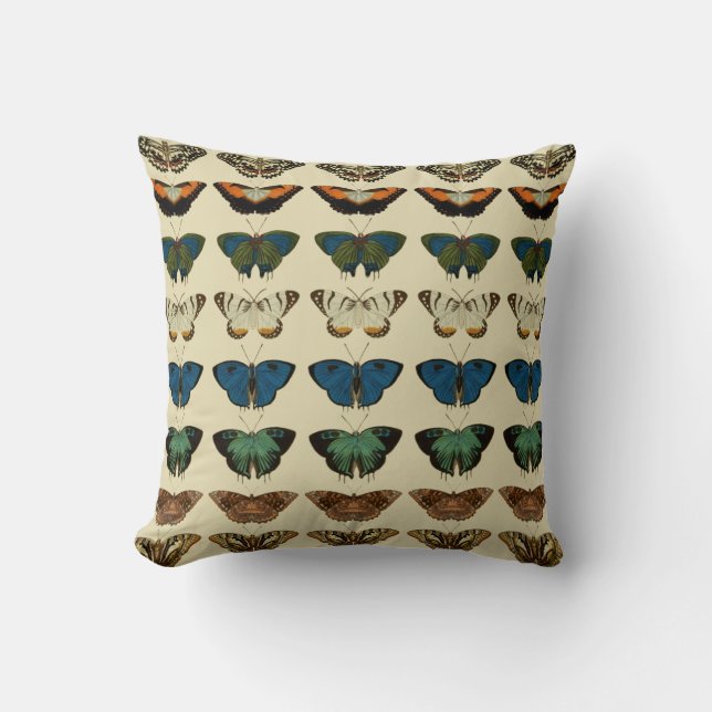 Large Butterfly Collection Cushion (Front)