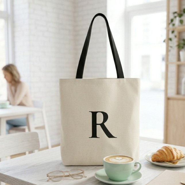 Large Canvas with Custom Name Tote Bag (Creator Uploaded)