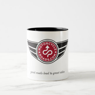 Large ceramic mug with red MCR logo