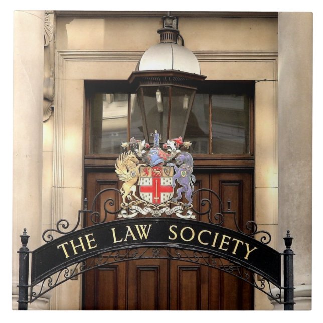 Large Ceramic Tile My Photo The Law Society London (Front)