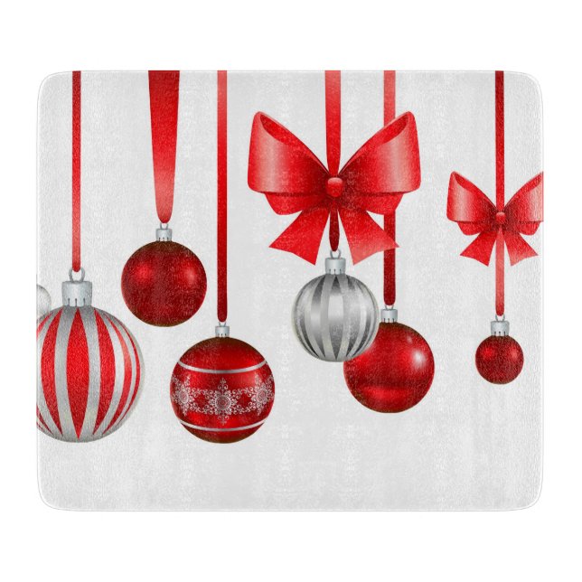 Large Christmas Cutting Cutting Board (Front)