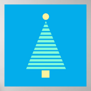 Large Christmas tree poster