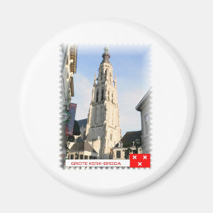 Large church, Breda, the Netherlands Magnet