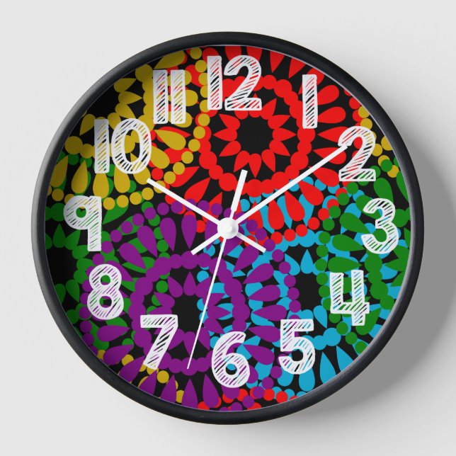 Large Circles  Clock (Front)