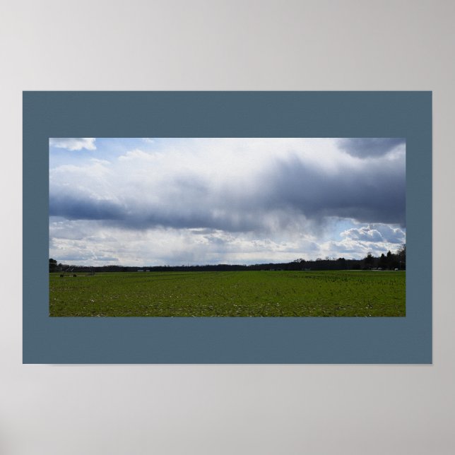 Large Cloud Landscape Poster (Front)