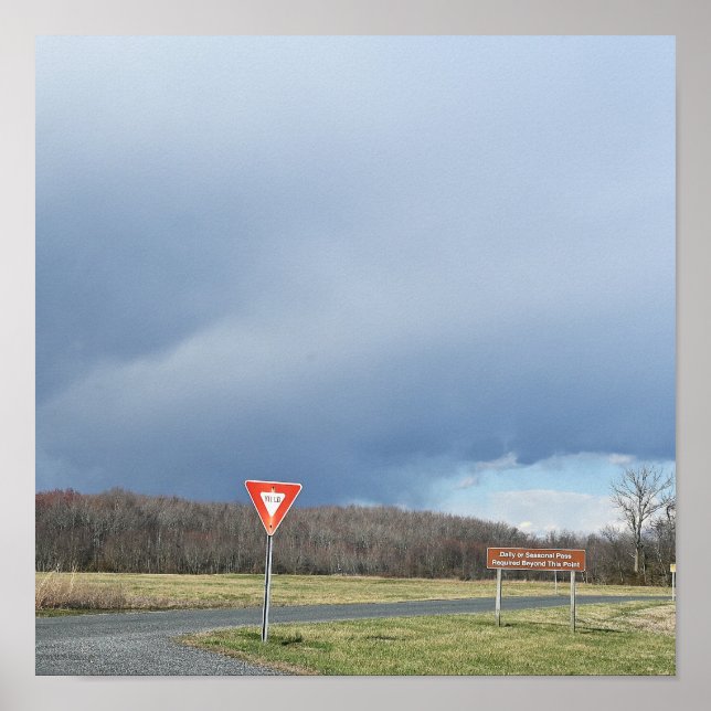Large Cloud over Refuge Poster (Front)