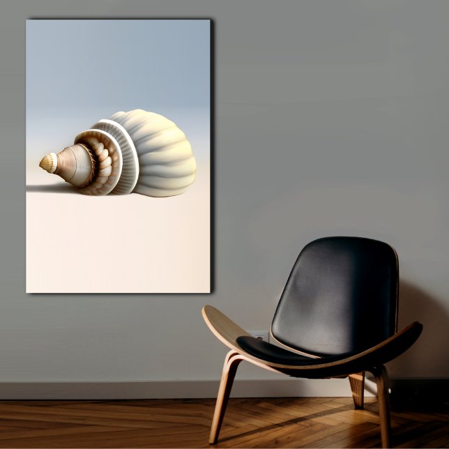 Large Coastal Seashell Canvas Print (Creator Uploaded)