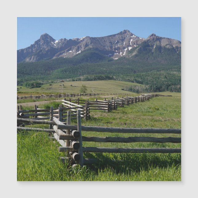 Large Colorado Colors Decorative Magnet (Front)