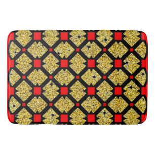 Large Colourful Bath Mat - Modern Design & Non-Sli