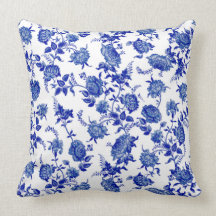 Large Cotton Throw Pillow Alstan delft