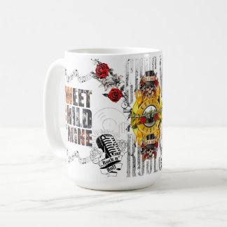 large cup with exclusive design Rock Band