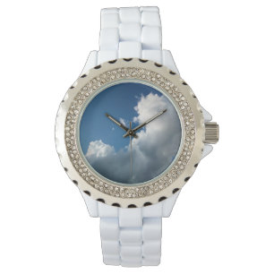 Large curved cloud watch