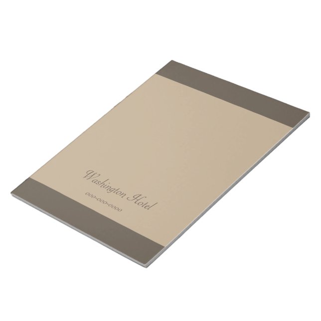 Large Custom Desk Notepad  (Angled)